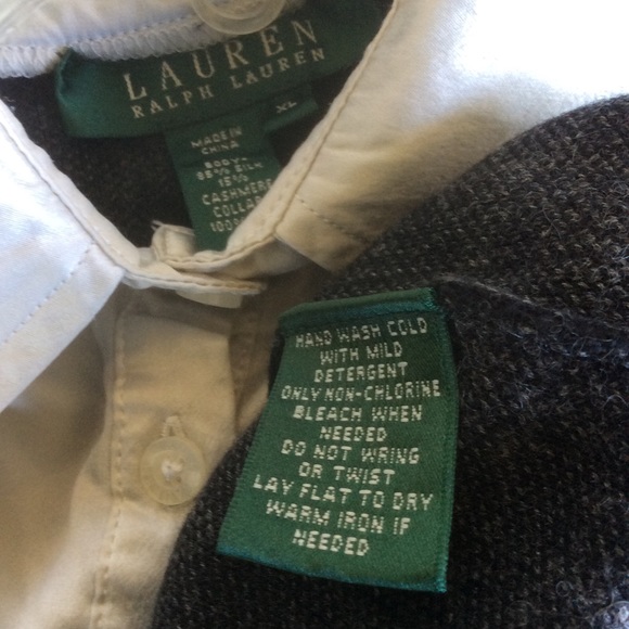 RL Lauren cashmere & silk top Size XL - Picture 4 of 7